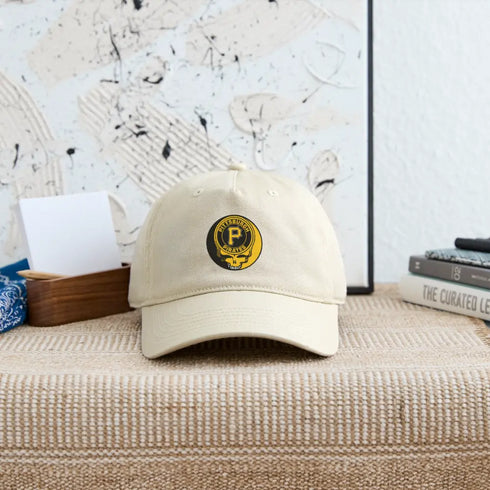 Pittsburgh Grateful Dead Stealie Dad Hat - khaki